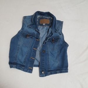 Jean jacket vest